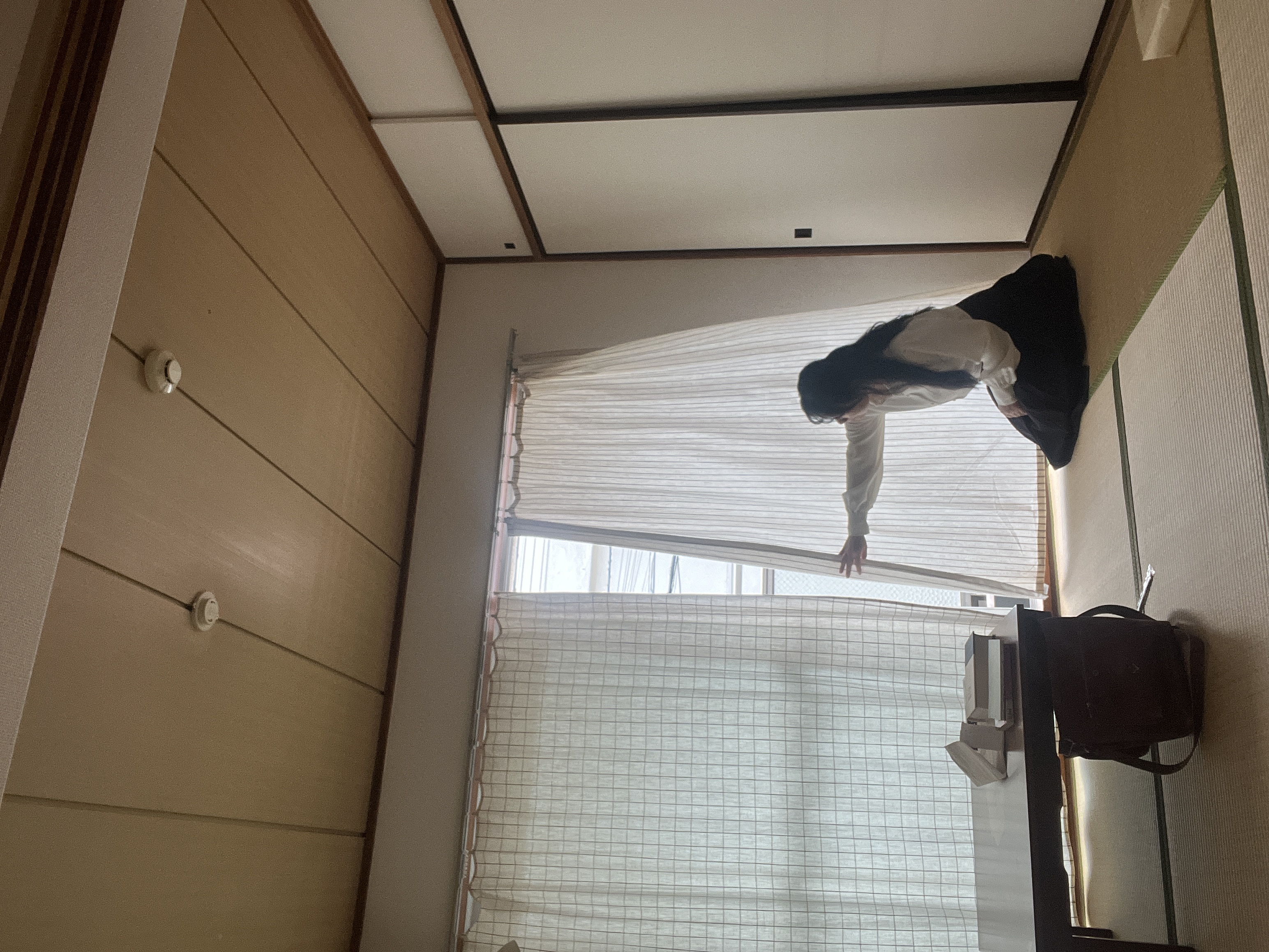 필자가 머물던 육첩 다다미방